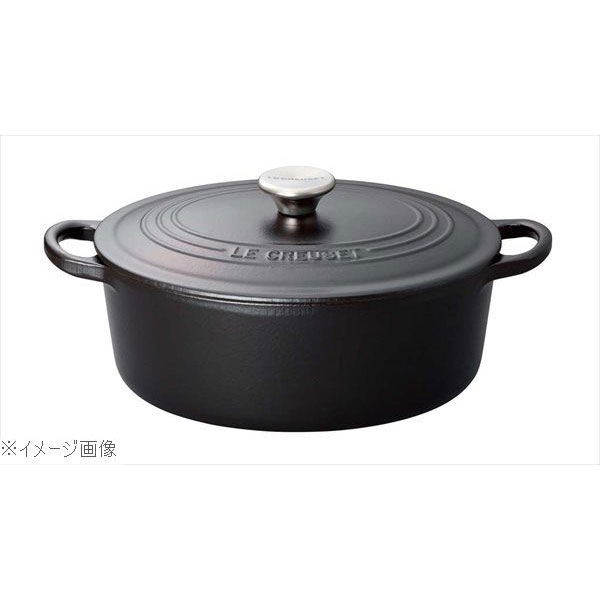 ルクルーゼ ココットオーバル ル・クルーゼ (Le Creuset) トラディション ココットオーバル マットブラック 27cm 2102-27-00