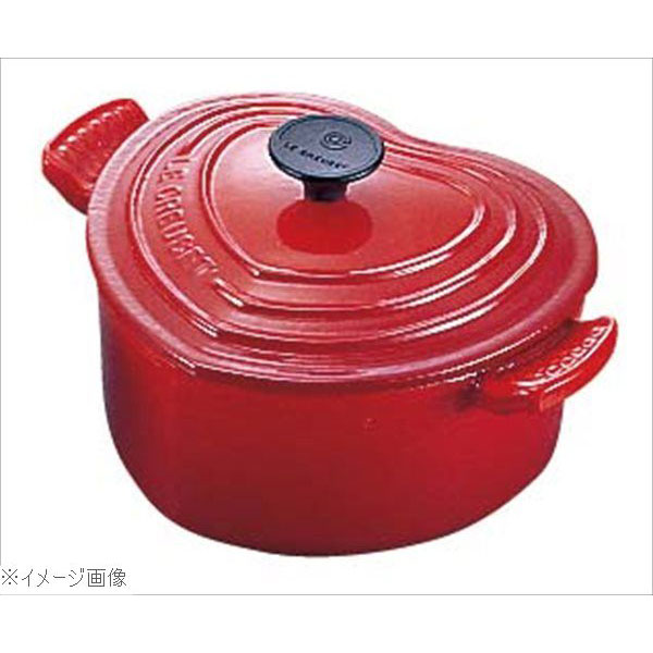 ル・クルーゼ (Le Creuset) ココットダムール 18cm チェリーレッド 25C1-02- ...