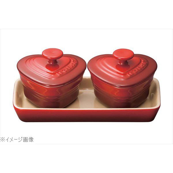 ルクルーゼ ラムカン ル・クルーゼ (Le Creuset) プチラムカンダムールセット チェリーレッド 910223