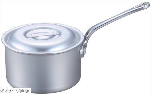 EBM アルミ プロシェフ 電磁 深型片手鍋（目盛付）21cm