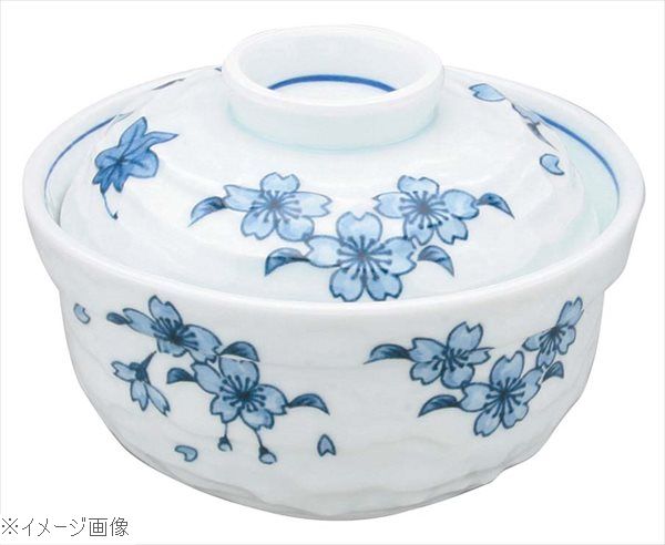 アルセラム強化食器 染付春秋蓋物 EC3－52