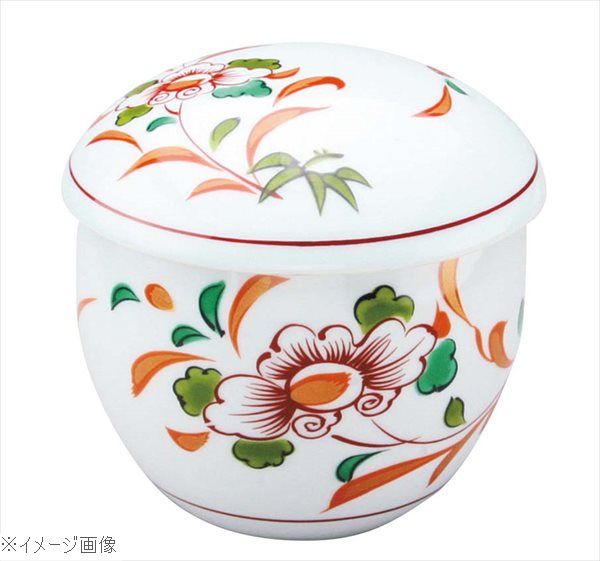 アルセラム強化食器 赤絵草花むし碗 EC4－57