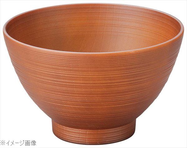 耐熱3．5寸能登千筋汁椀 総ライトブラウン 1000142
