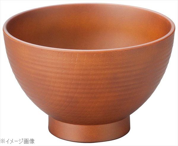 耐熱4寸乱筋木目汁椀 総ライトブラウン 1000145