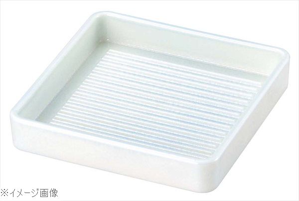 Rakuten - 角肉皿 24cm 角 白塗