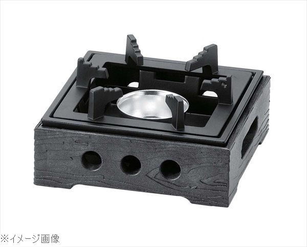 什锦闷饭用品 - 樹脂製民芸風こんろ M11－504 黒