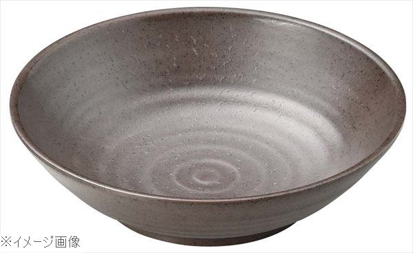 マイン メラミンウェア 丸深皿 茶 小 M11－568