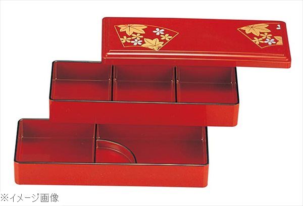 立山弁当 二段 朱春秋 5－854－1．2．3