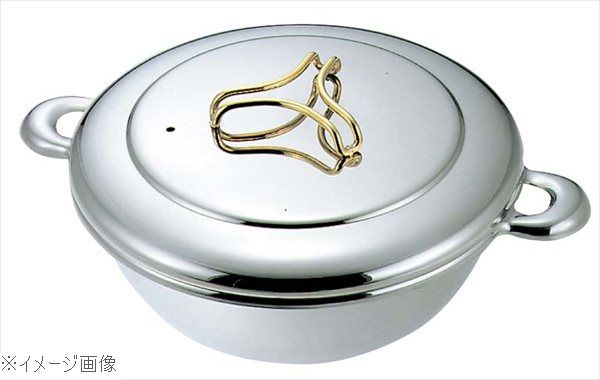 プロデンジ しゃぶしゃぶ鍋（ツマミ金仕上）26cm