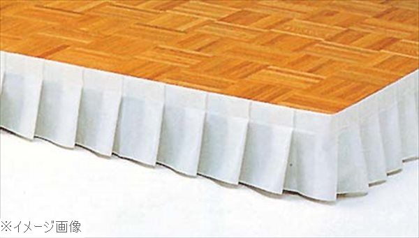 ステージ用スカート ホワイト NSC－6A 画鋲止 1m単位