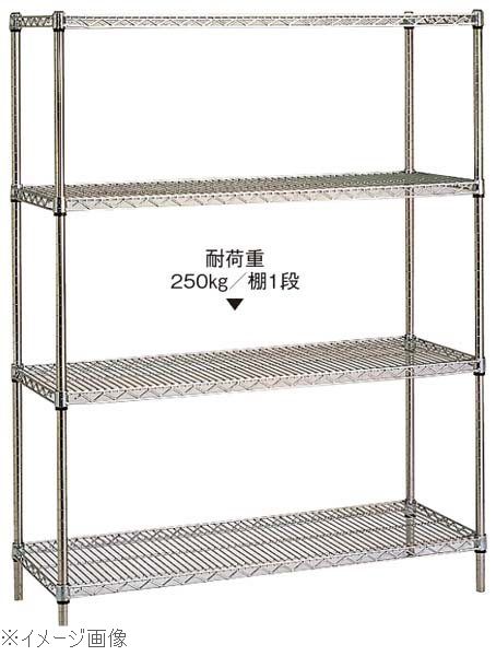 18-8（ステンレス） ステンレスエレクターシェルフ 5段 PS2200×SLS1820