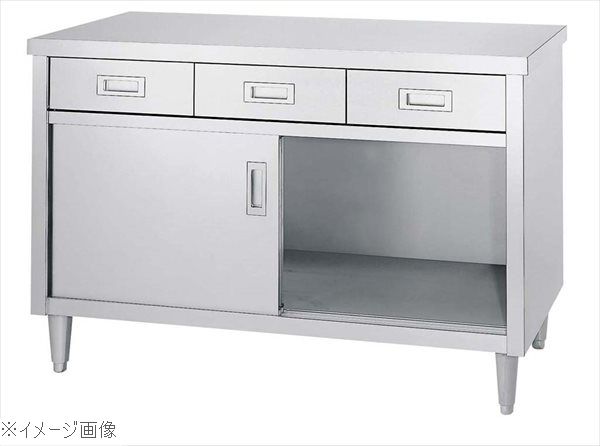 ●中棚付属なし●引き出し数：3外寸(mm)1200×600×H800 重量50kg