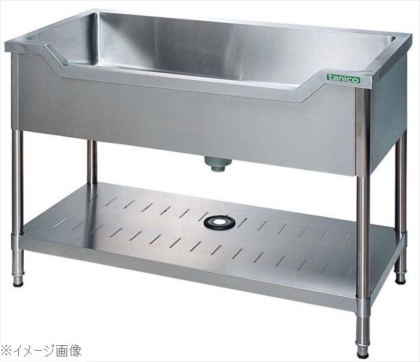 18-0（ステンレス） 舟型シンク（バックガード無）TX－F－120NB