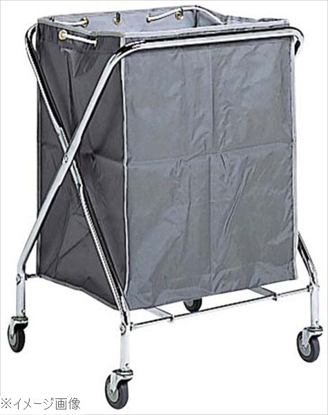 BM ダストカー 袋付（折りたたみ式）小 灰 132L