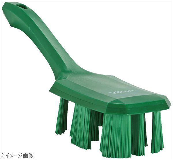 ヴァイカン USTショートハンドルブラシ ハード グリーン 41792