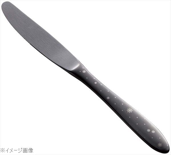 ステン シーク 黒酸化発色 クリスタル デザートナイフ（共柄）鋸刃