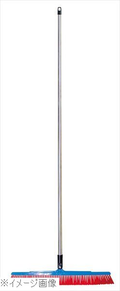 バーキュート衛生管理用ほうき 幅広タイプ ソフト赤 626041