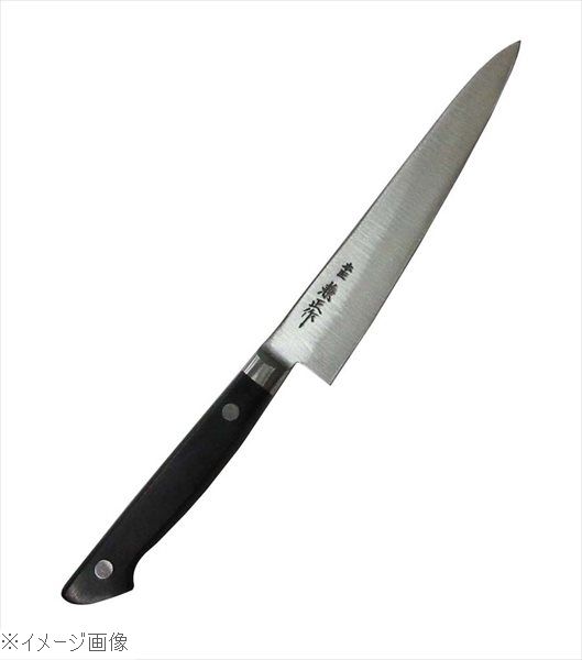 ●研ぎやすく、鋭い切れ味を誇る全鋼包丁の最高峰シリーズ。●「本刃付け」で、プロ仕様の刃付け●ステンレスの口金は、ブレードと溶接されており、柄部への浸水を防ぎ衛生的。●ハンドルはフルタング構造で、業務用包丁としてハードユースにも耐えうる。●無駄のないシンプルかつ頑丈な構造。●用途により多種類のタイプをそろえたシリーズ。●両刃外寸(mm)全長：260 255×29×H13 重量64g