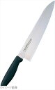 トウジロウ カラー庖丁 牛刀 27cm F−258BK 黒