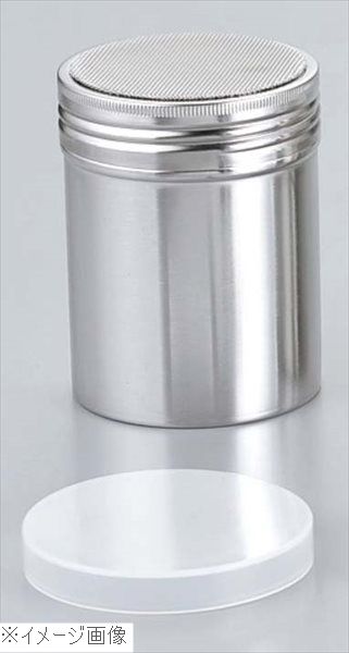 18-8（ステンレス） パウダー缶（アクリル蓋付）大 φ70×95