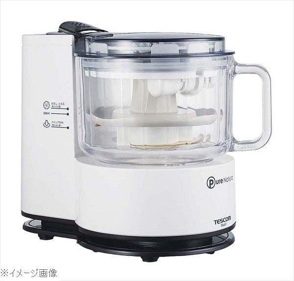 ●定格時間:3分●付属品:みじん切りチタンカッター、両面おろし刃(粗目/細か目)、ホイップ、円盤軸、掃除ブラシ、ヘラ、収納ケース、レシピブック●容量:500g(ハンバーグのたね)外寸(mm)260×170×H215 重量2.7kg