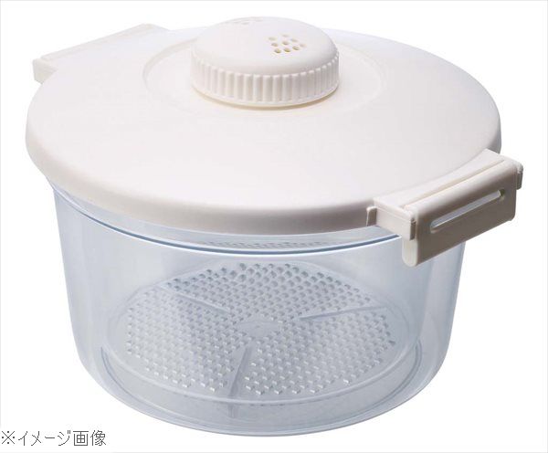 パパッとクック クリアご飯・蒸し器 K565
