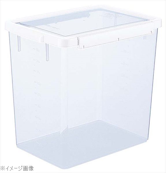●お米と液体用の目盛付。●電子レンジに入れる時は、必ず蓋をはずしてご使用ください。●米:約17kg外寸(mm)250×356×H325 内寸(mm)190×290×H3102000ml