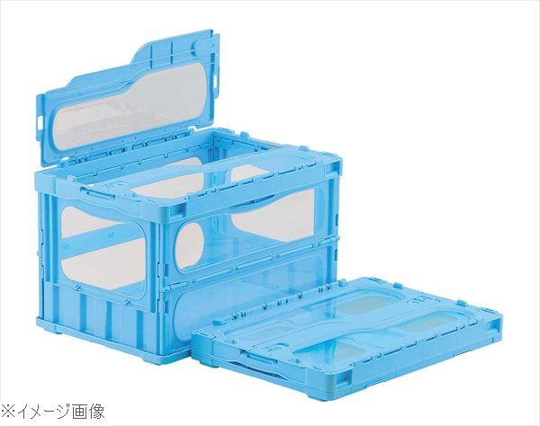 サンコー オリコン マドコンライト（蓋一体型）C－30B ブルー