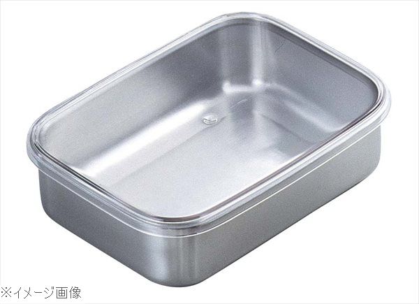 18-8（ステンレス） キッチンバット AS蓋付 大（315×220×77）