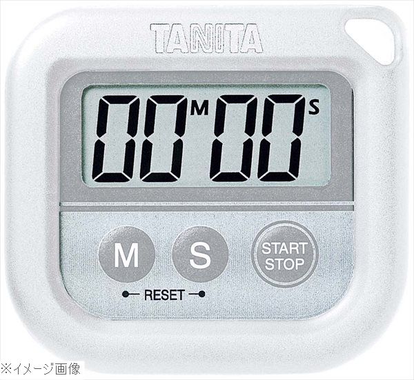 タニタ 丸洗いタイマー 100分計 TD－376N ホワイト