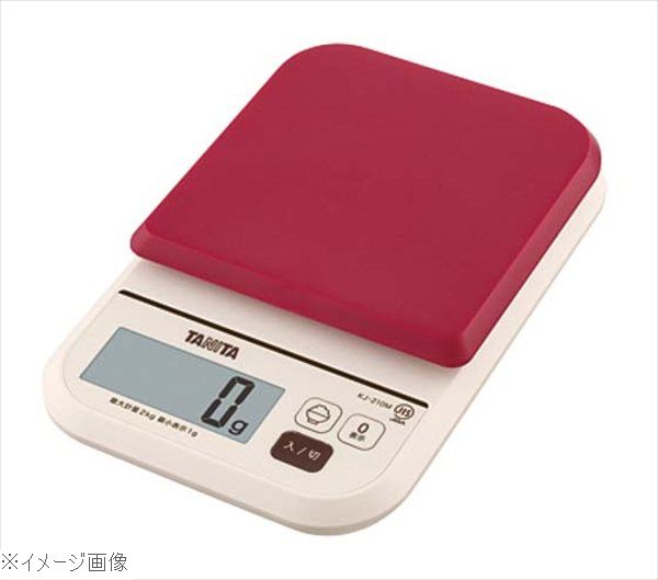 タニタ デジタルクッキングスケール 1kg KJ−111M−RD レッド