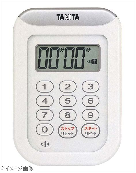 タニタ 丸洗いタイマー 100分計 TD－378 ホワイト