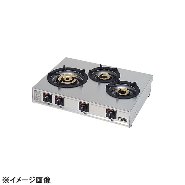 マルゼン ガステーブルコンロ＜親子＞M－213C LP