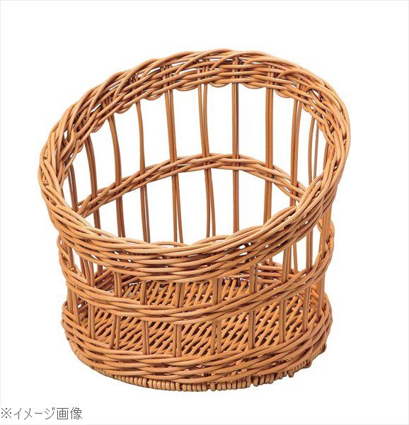 樹脂フランスパンスタンド 丸 茶 小 91－106B