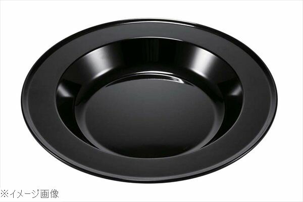 メラミン 丸型フードパン 36cm TKO－136BK 黒