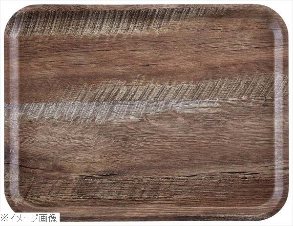 ウ゛ィンテージウッド調トレー 艶消しノンスリップ MA3343E88 ダークオーク