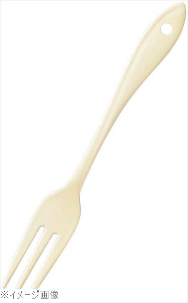 ホーローカトラリー リーフ（アイボリー）ヒメフォーク