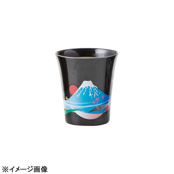 温感黒カップ富士山小B52-19