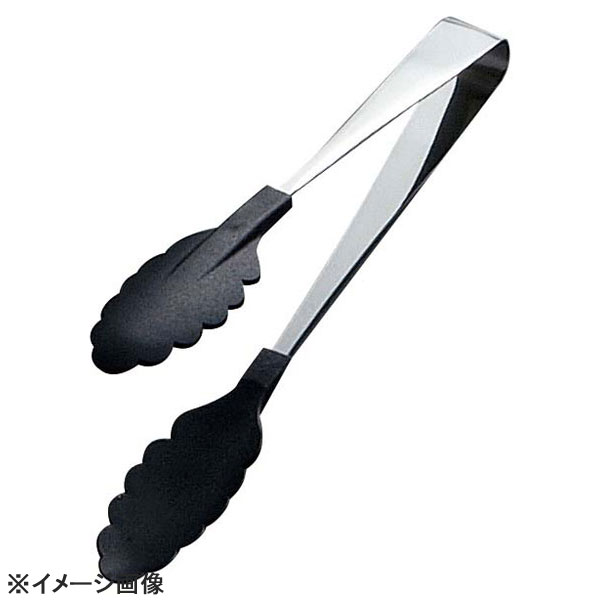 抗菌耐熱カラートングミニブラック18cm