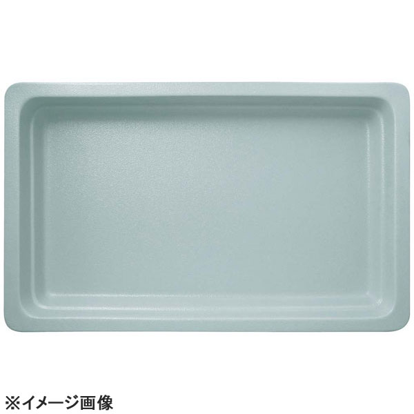 ラックポーセレンガストロノームパン角型浅1/1ピタヤグレー