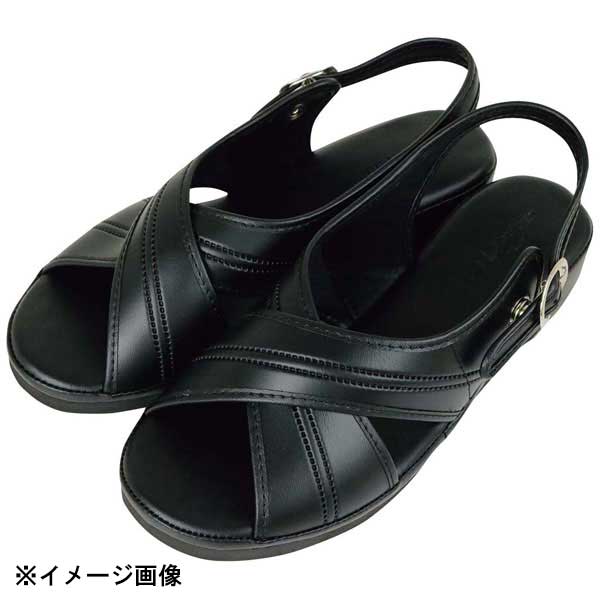 オフィスサンダル TZL-12 ブラック M