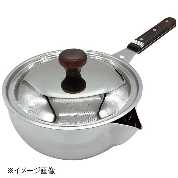 MA 18-0 カラス口パン(目盛付)20cm 2.3L 電磁 フタ付