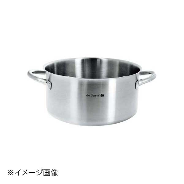 デバイヤー イノックス 三重底 半寸胴鍋(蓋無)3505-32