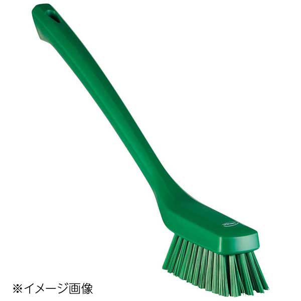 ●HACCP対応。5～8色のカラーバリエーションを用意していますので、清掃区域や調理する食材毎に色分けし、洗浄区域を明確にすることができます。●優れた耐久性と衛生性。ブラシボディはソリッドタイプのポリプロピレンを使用しているため頑丈で破損などによる異物混入の危険性を軽減できます。フィラメント(ブラシ部)はポリエステルをステンレススチールでしっかり留めていますので、抜けにくい横造になっています。ポリエステルは水分の吸収率が低く水切れが早いのでバクテリアの繁殖を防ぎ衛生的です。耐熱温度は120度、酸、アルカリ、油にも強く使用する場所を選びません。●44mmのコンパクトヘッド。よりコンパクトになったヘッドで、狭いところも簡単に清掃が可能です。●エルゴノミクスに基づいた自然で使いやすいデザインのハンドルです。●斜めに角度をつけて打ち込まれたブラシの毛で、より簡単に隅の洗浄ができるようになりました。●型番：41852●サイズ(mm)：44×400 毛の長さ：38●材質：ボディ：ポリプロピレン、ブラシ：ポリエステル、ステンレススチール●カラー：グリーン●耐熱温度：120℃※メーカー希望小売価格はメーカーカタログに基づいて掲載しています。(カタログ表示価格は消費税が含まれていません)※画像はイメージです。シリーズで画像を共用している場合があります。※閲覧環境により実際の色味や質感と異なって表示される場合がございます。※部品・パーツなどの一部の商品では本体の商品画像を使用しております。※製品の仕様・画像・パッケージは、メーカー側から予告なく変更される場合があります。●HACCP対応。5～8色のカラーバリエーションを用意していますので、清掃区域や調理する食材毎に色分けし、洗浄区域を明確にすることができます。●優れた耐久性と衛生性。ブラシボディはソリッドタイプのポリプロピレンを使用しているため頑丈で破損などによる異物混入の危険性を軽減できます。フィラメント(ブラシ部)はポリエステルをステンレススチールでしっかり留めていますので、抜けにくい横造になっています。ポリエステルは水分の吸収率が低く水切れが早いのでバクテリアの繁殖を防ぎ衛生的です。耐熱温度は120度、酸、アルカリ、油にも強く使用する場所を選びません。●44mmのコンパクトヘッド。よりコンパクトになったヘッドで、狭いところも簡単に清掃が可能です。●エルゴノミクスに基づいた自然で使いやすいデザインのハンドルです。●斜めに角度をつけて打ち込まれたブラシの毛で、より簡単に隅の洗浄ができるようになりました。●型番：41852●サイズ(mm)：44×400 毛の長さ：38●材質：ボディ：ポリプロピレン、ブラシ：ポリエステル、ステンレススチール●カラー：グリーン●耐熱温度：120℃