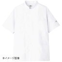空調服コックコート KC-8717 半袖 M C-1 ホワイト