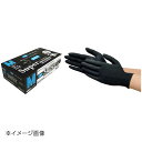 フジ スーパーニトリルグローブ ブラック 粉なし(100枚入)L(4)