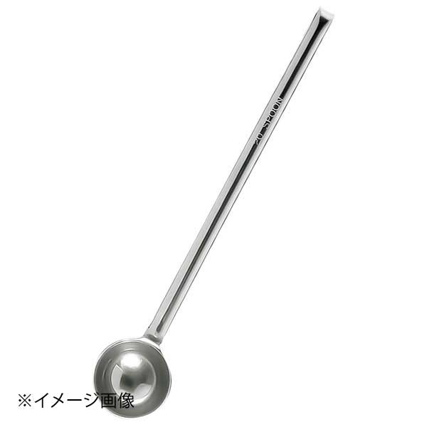 ●安心の一体成型で異物混入防止に。●スプーンと柄を繋ぐ部分、全ての部分に溶接目はございません●板厚1.5mmの頑丈設計で使用しやすい業務用向け計量スプーン●柄の長さは、使用する容器の形状に合わせて特注製作可能です。(最大尺22.5cm)【外寸】約273×柄：約225mm【重量】65g【材質】18-8ステンレス【原産国】日本