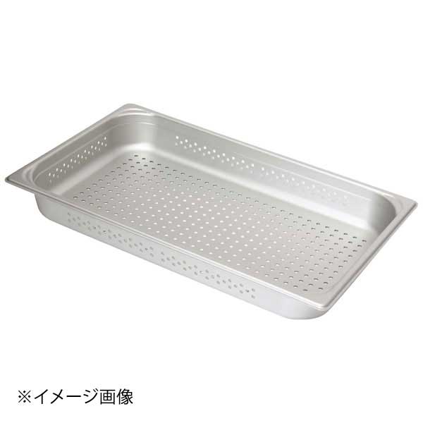 ●ステンレス(SUS300番台)と比較して熱伝導率は約9倍。●加熱調理時間や、加熱調理後の急速冷却の時間が短縮されます。●同等サイズのステンレス製ホテルパンより約40%程度軽量化されていて作業性UP【メーカー型番】10023【外寸】縦：530×横：325×深さ：65mm【内寸】底穴径6mmmm【重量】710g【容量】8.6L【材質】アルミニウム合金【消毒保管庫】可【原産国】台湾