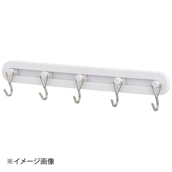 ●吊り下げも可能●選べる取り付け方法(粘着テープまたは木ネジ)【メーカー型番】H00443【外寸】幅：305×奥行：30×高さ：60mm【重量】128g【材質】支持部：ポリカーボネート 、フック：ステンレス鋼線【原産国】中国