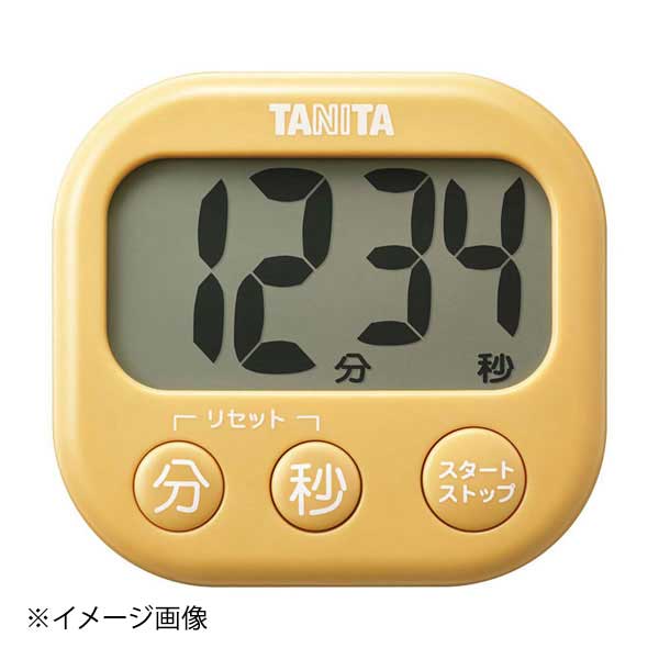 タニタ でか見えタイマー 100分計 TD-429 マスタードイエロー
